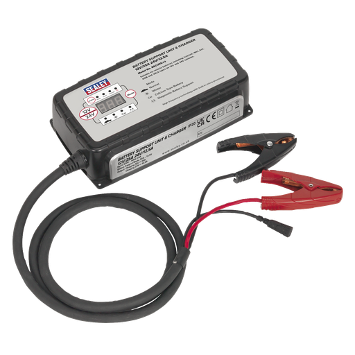 [BSCU25] Sealey 12V-25A/24V-12.5A Battery Support Unit & Charger