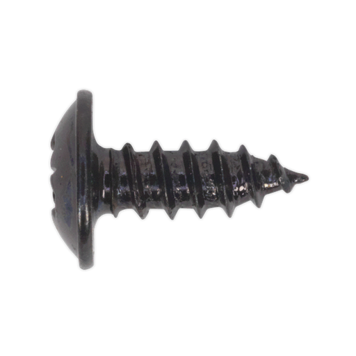 [BST3510] Sealey Self-Tapping Pozi Flanged Head Screw 3.5 x 10mm, Black - Pack of 100