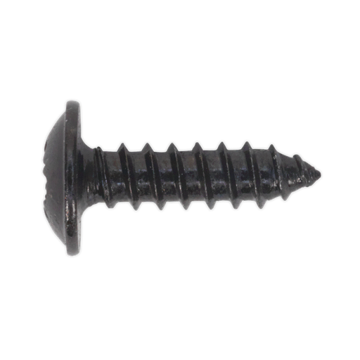 [BST3513] Self-Tapping Pozi Flanged Head Screw 3.5 x 13mm, Black - Pack of 100