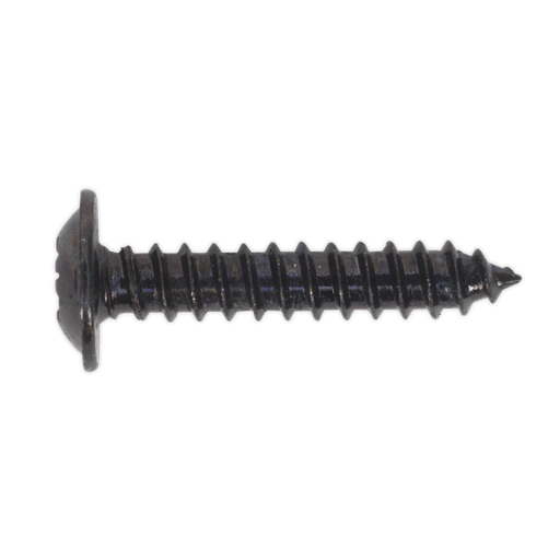 [BST3519] Sealey Self-Tapping Pozi Flanged Head Screw 3.5 x 19mm, Black - Pack of 100