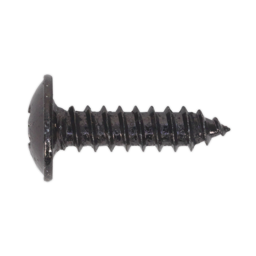 [BST4216] Sealey Self-Tapping Pozi Flanged Head Screw 4.2 x 16mm, Black - Pack of 100
