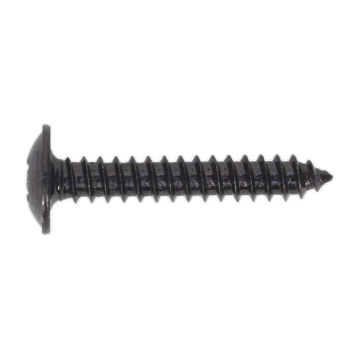[BST4225] Sealey Self-Tapping Pozi Flanged Head Screw 4.2 x 25mm, Black - Pack of 100