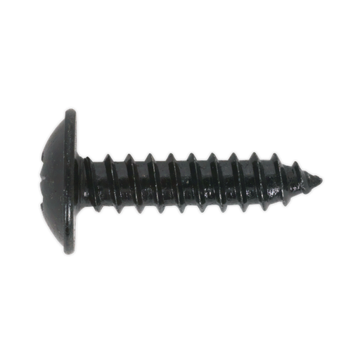 [BST4813] Sealey Self-Tapping Pozi Flanged Head Screw 4.8 x 13mm, Black - Pack of 100