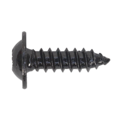 [BST4816] Sealey Self-Tapping Pozi Flanged Head Screw 4.8 x 16mm, Black - Pack of 100