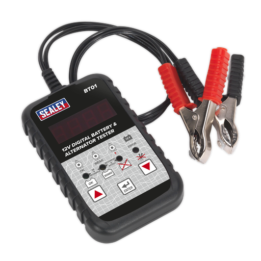 [BT01] Sealey Digital Battery & Alternator Tester 12V