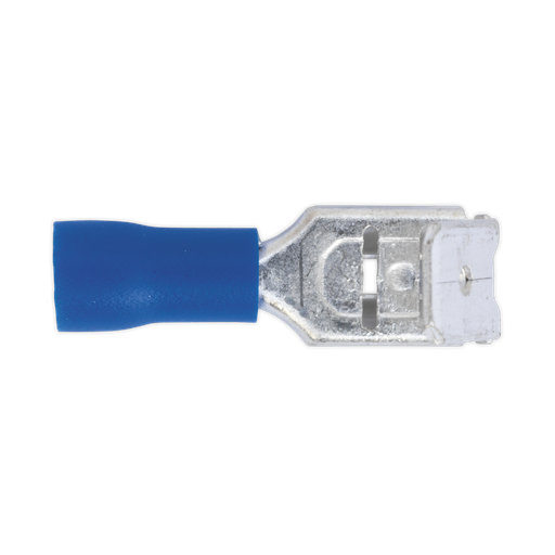 [BT17] Sealey Piggy-Back Terminal 6.3mm, Blue - Pack of 100
