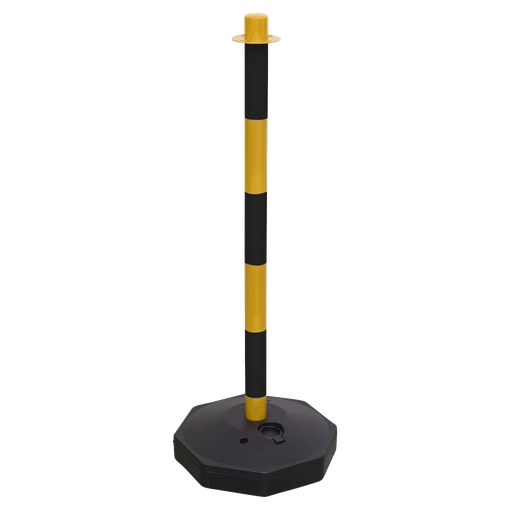 [BYPB01] Post with Base - Black/Yellow