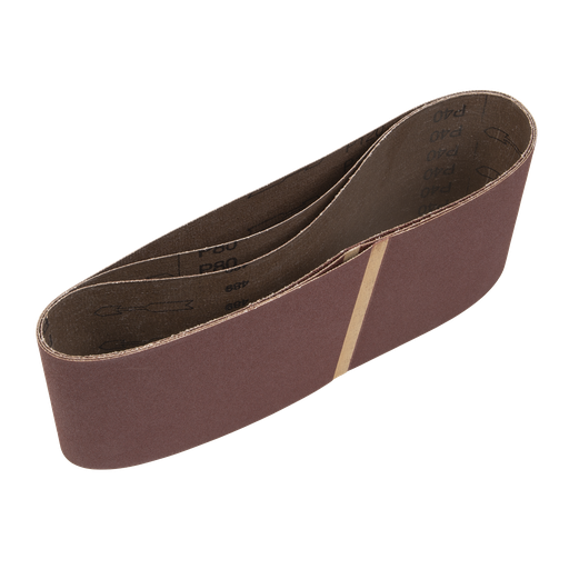 [CB161A/3] 100 x 610mm Sanding Belt - Assorted Grit Pack of 3