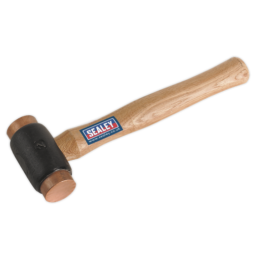 [CFH03] Sealey Premier Copper Faced Hammer with Hickory Shaft 2.75lb