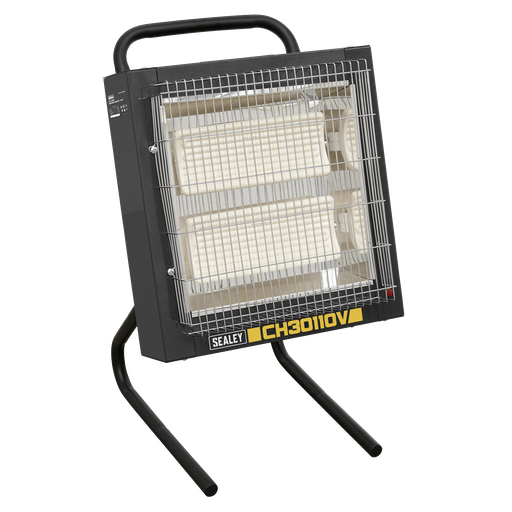 [CH30110V] Sealey Ceramic Heater 1.2/2.4kW,110V