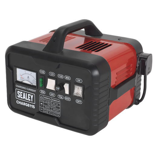 [CHARGE115] Sealey 12/24V Battery Charger 19A 230V