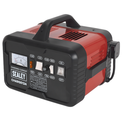 [CHARGE124] Sealey 12/24V Battery Charger 28A 230V