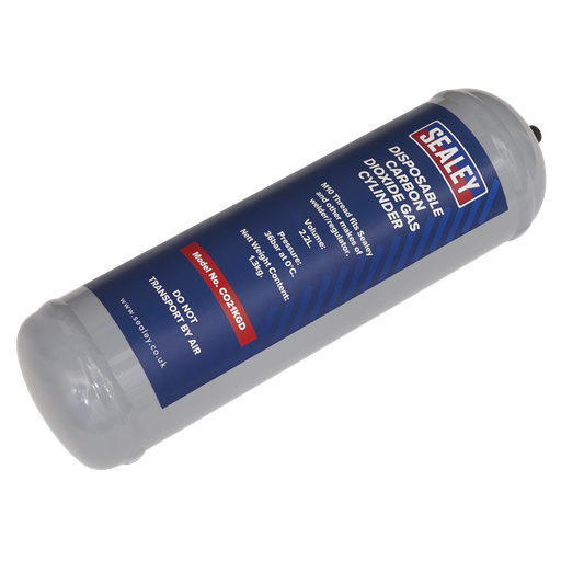 [CO21KGD] Sealey Disposable Carbon Dioxide Gas Cylinder 1.3kg