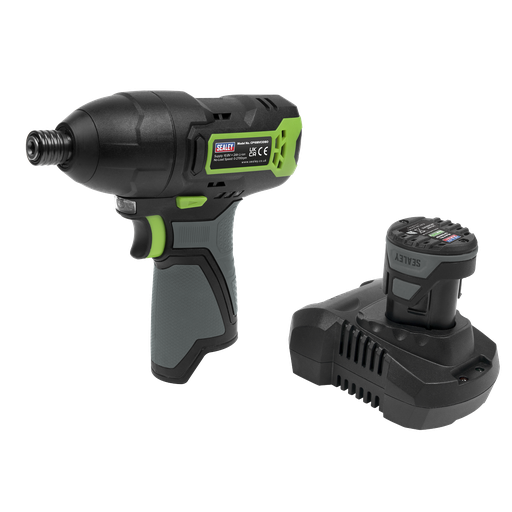 [CP108VCID] Sealey SV10.8 Series 1/4"Hex Drive Cordless Impact Driver Kit 10.8V 2Ah