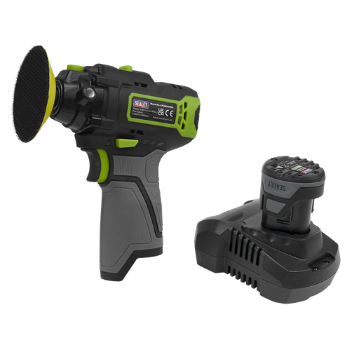 [CP108VCP] Sealey SV10.8 Series 75mm Cordless Polisher Kit 10.8V 2Ah