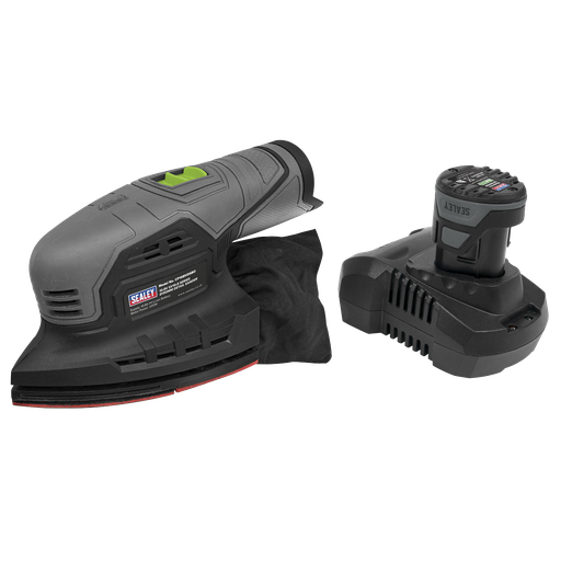 [CP108VDS] Sealey SV10.8 Series 150mm Cordless Detail Sander Kit 10.8V 2Ah