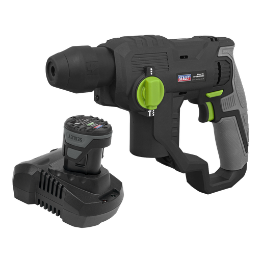 [CP108VSDS] Sealey SV10.8 Series Cordless SDS Plus Rotary Hammer Drill Kit 10.8V 2Ah