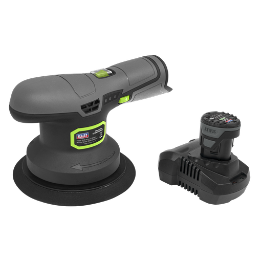 [CP108VSP] Sealey SV10.8 Series 150mm Cordless Dual Action Sander/Polisher Kit 10.8V 2Ah