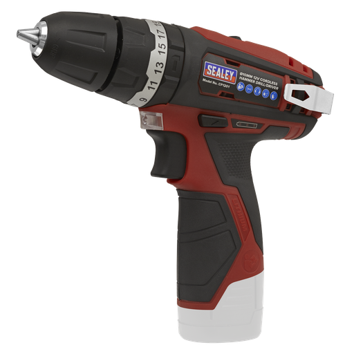 [CP1201] Sealey SV12 Series 10mm Cordless Combi Drill 12V - Body Only