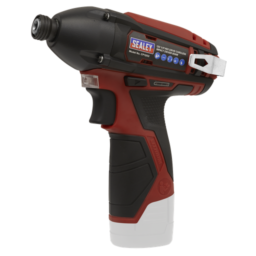 [CP1203] Sealey SV12 Series 1/4"Hex Drive Cordless Impact Driver 12V - Body Only
