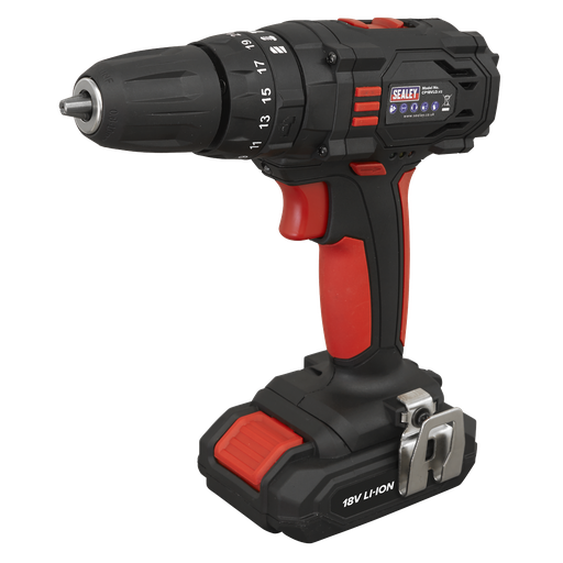 [CP18VLD] Sealey 10mm Cordless Combi Drill 18V
