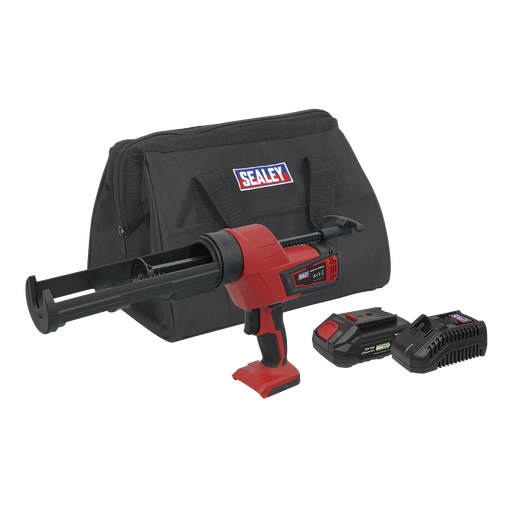 [CP20VCGKIT1] SV20 Series 310ml Cordless Caulking Gun Kit 20V 2Ah