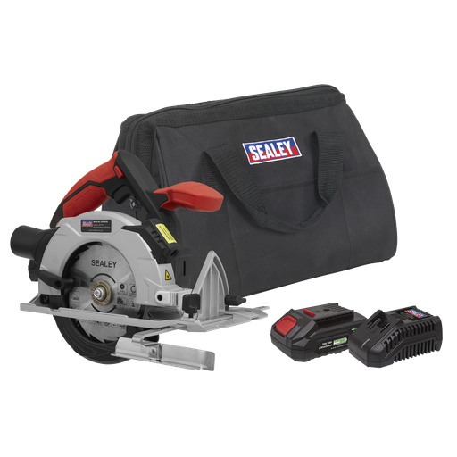 [CP20VCSKIT1] Sealey SV20 Series 150mm Cordless Circular Saw Kit 20V 2Ah