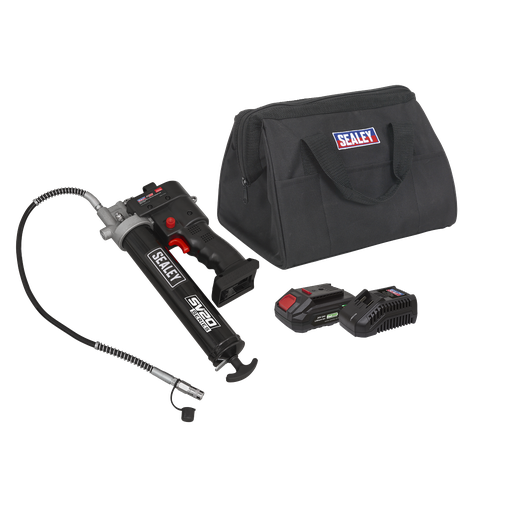 [CP20VGRGKIT1] Sealey SV20 Series Grease Gun Kit 20V 2Ah
