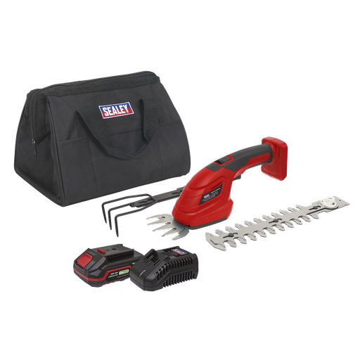 [CP20VGT3KIT1] Sealey SV20 Series 3-in-1 Cordless Garden Tool 20V 2Ah