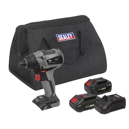 [CP20VIDXKIT] Premier SV20 Series 1/4"Hex Brushless Cordless Impact Driver Kit 20V - 2 Batteries