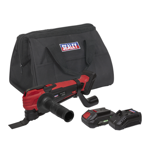 [CP20VMTKIT1] Sealey SV20 Series Cordless Oscillating Multi-Tool Kit 20V 2Ah