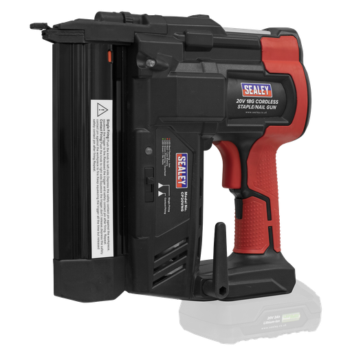 [CP20VNG] Sealey SV20 Series Cordless Nail/Staple Gun 18G 20V - Body Only
