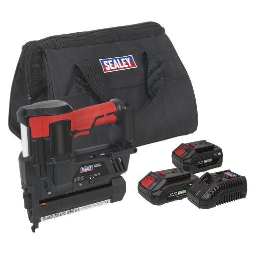 [CP20VNGKIT] Sealey SV20 Series Cordless Staple/Nail Gun Kit 18G 20V - 2 Batteries