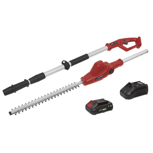 [CP20VTP01] Sealey SV20 Series Cordless Telescopic Hedge Trimmer Kit 20V 2Ah