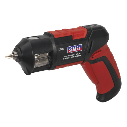 [CP36MS] Sealey Cordless Quick Select Screwdriver 3.7V 14pc