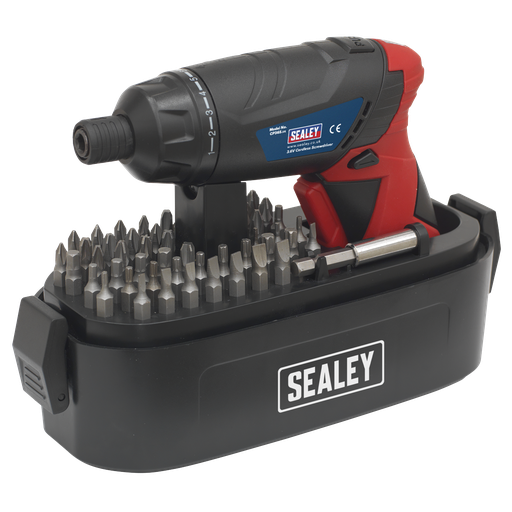 [CP36S] Sealey Cordless Screwdriver Set 3.6V 53pc