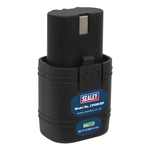 [CPG8VBP] Sealey Power Tool Battery 8V 2Ah Lithium-ion for CPG8V