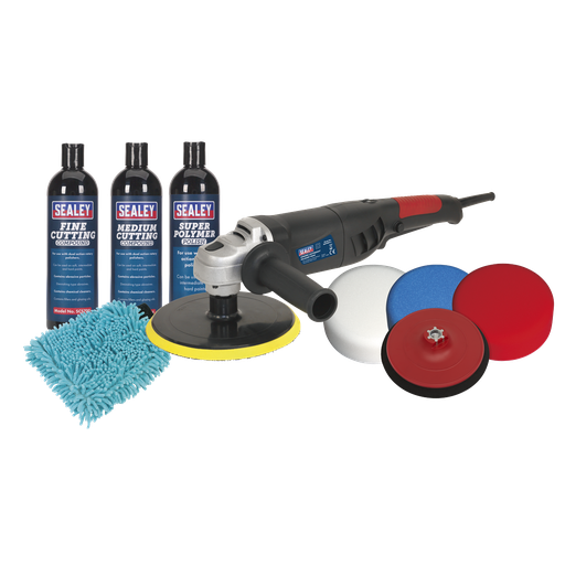 [CPK05] Sealey 180mm Pro Polishing & Compounding Kit 1100W/230V