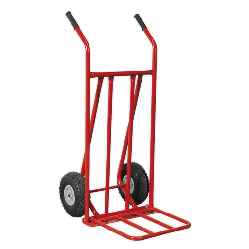 [CST800] Sealey Folding Sack Truck with Pneumatic Tyres 150kg Capacity
