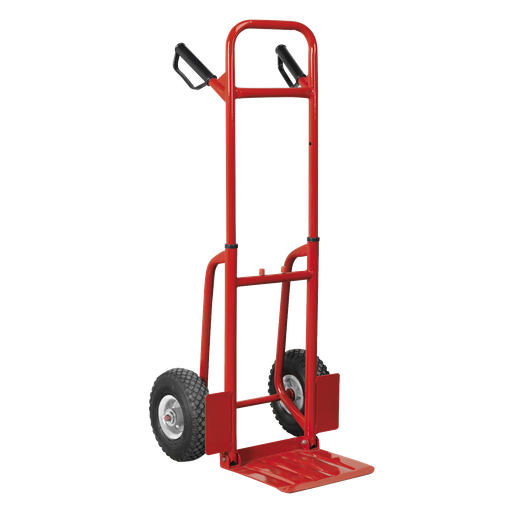 [CST801] Sealey Folding Sack Truck with Pneumatic Tyres 200kg Capacity
