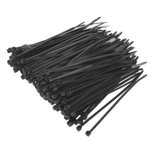 [CT10025P200] Sealey Cable Tie 100 x 2.5mm, Black - Pack of 200