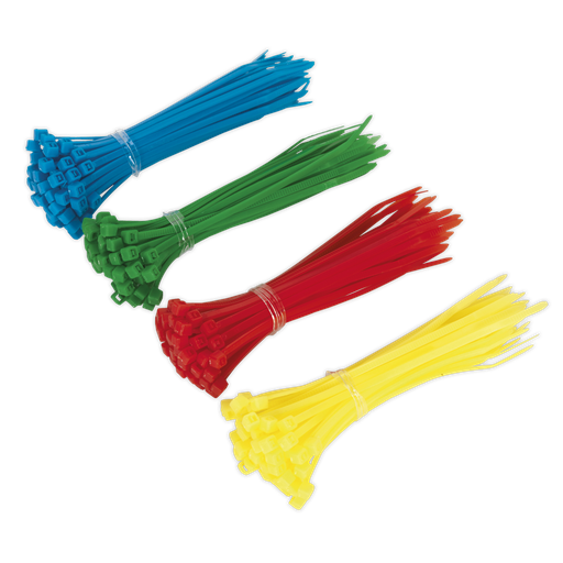 [CT200] Sealey Cable Tie Assortment 100 x 2.5mm - Pack of 200