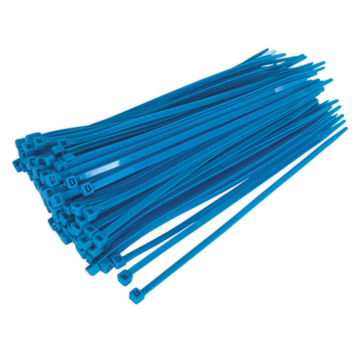 [CT20048P100B] Sealey Cable Tie 200 x 4.4mm, Blue - Pack of 100