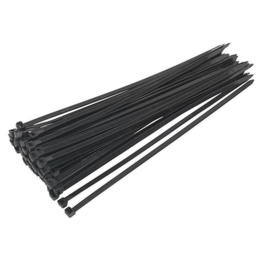 [CT35076P50] Sealey Cable Tie 350 x 7.6mm, Black - Pack of 50