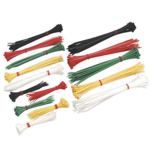 [CT375] Sealey Cable Tie Assortment - Pack of 375