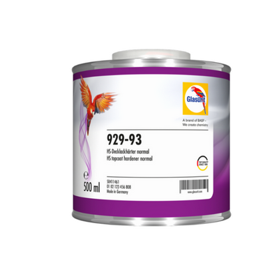 [GLA.50411461] 500ml Glasurit 929-93 HS Hardener Normal (Each)