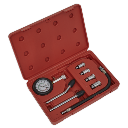 [CT955] Sealey Petrol Engine Compression Test Kit 8pc