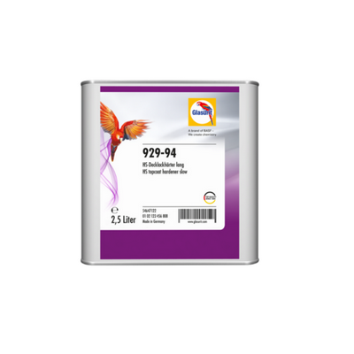 [GLA.50411464] 2.5ltr Glasurit 929-94 HS Hardener Slow (Each)