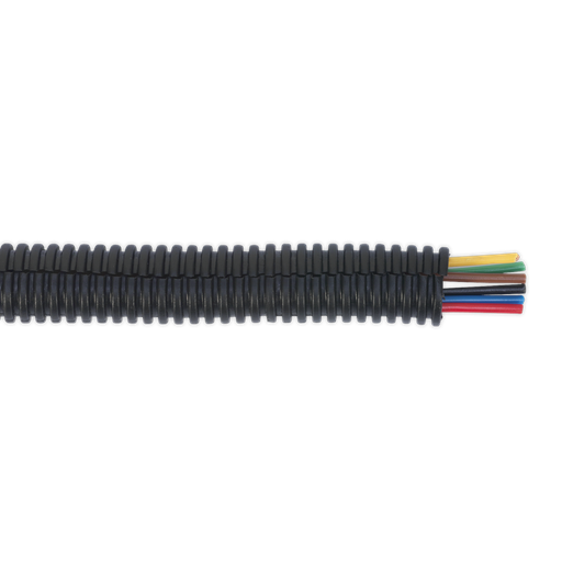[CTS12200] Sealey Split Convoluted Cable Sleeving Split 12-16mm 200m