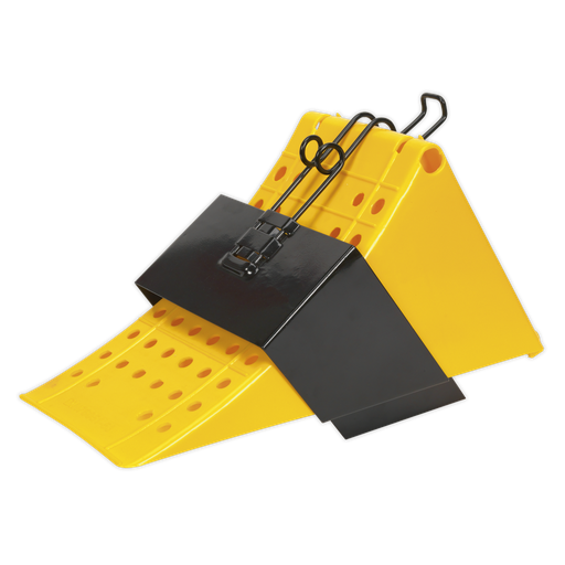[CV127] Sealey Commercial Wheel Chock with Bracket